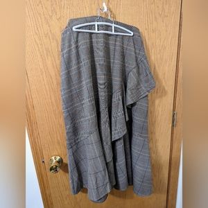 Glen Plaid Skirt from Soft Surroundings Plus Sized